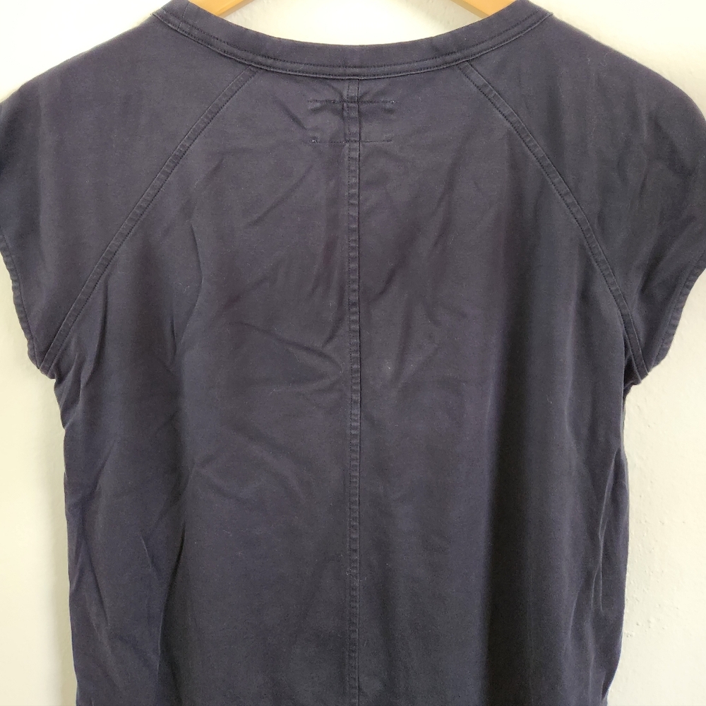 Everlane‎ Women's T-Shirt Dress Midi Cotton Casual Preppy Black Small - Picture 6 of 7